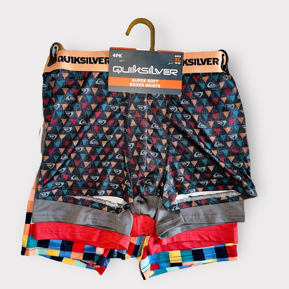 NWT Boys Quicksilver Boxer Brief Set